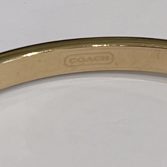 NWT Coach Pave Bangle (Color: Gold/Turquoise) - Picture 13 of 14